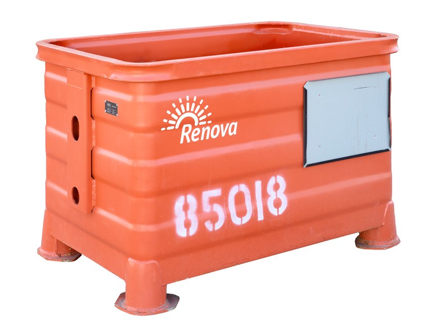 Box för metaller 600 liter